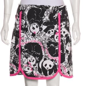 NWOT Lilly Pulitzer Pandamonium Skirt Sz 10